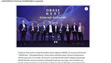 OBASE 30. Yılında Geleceğe Kodladı