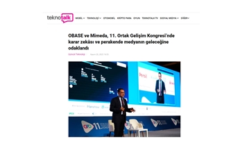 OBASE ve Mimeda, 11. Ortak Gelişim Kongresi’nde karar zekâsı ve perakende medyanın geleceğine odaklandı